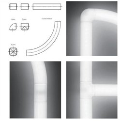 Artemide Alphabet Of Light Wall lamp "G" uppercase