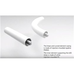Artemide Alphabet Of Light Wall lamp "G" uppercase