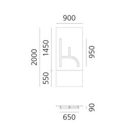 Artemide Alphabet Of Light Wall lamp "k" lowercase