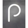 Artemide Alphabet Of Light Wall lamp "p" lowercase