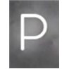 Artemide Alphabet Of Light Wall lamp "P" uppercase