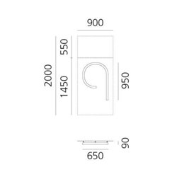 Artemide Alphabet Of Light Wall lamp "q" lowercase