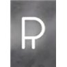 Artemide Alphabet Of Light Wall lamp "R" uppercase