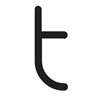 Artemide Alphabet Of Light Wall lamp "t" lowercase