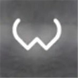 Artemide Alphabet Of Light Wall lamp "w" lowercase