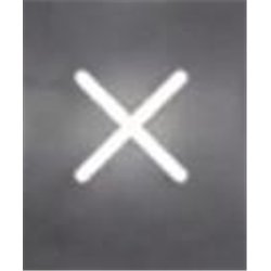 Artemide Alphabet Of Light Wall lamp "x" lowercase