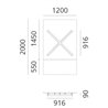 Artemide Alphabet Of Light Wall lamp "X" uppercase