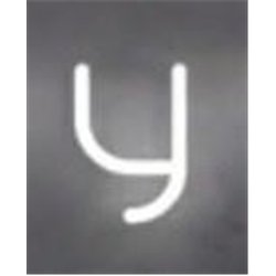 Artemide Alphabet Of Light Wall lamp "y" lowercase