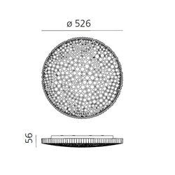 Artemide Calipso Wall lamp / ceiling lamp