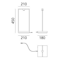 Artemide Curiosity 45 / FOCUS Table lamp