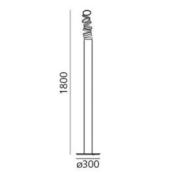 Artemide Decompose' LIGHT Floor lamp