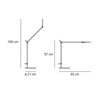 Artemide Demetra body 3000K w/presence detector Table lamp