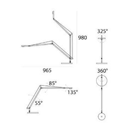 Artemide Demetra Professional Table lamp + detector