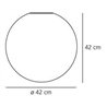 Artemide Dioscuri 42 Wall lamp / ceiling lamp