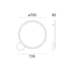 Artemide Discovery Led Wall lamp / ceiling lamp
