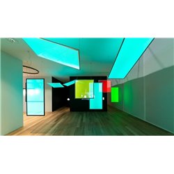Artemide Discovery Space Rectangular RGBW suspended lamp