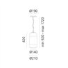Artemide Gople RWB suspended lamp