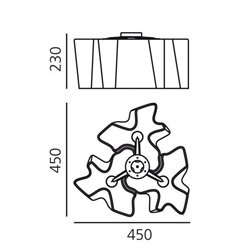 Artemide Logico Mini ceiling lamp 3x120°