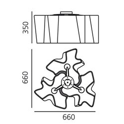 Artemide Logico ceiling lamp 3x120°