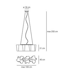 Artemide Logico suspended lamp 3 in linea
