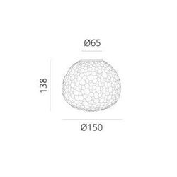 Artemide Meteorite 15 Wall lamp / ceiling lamp