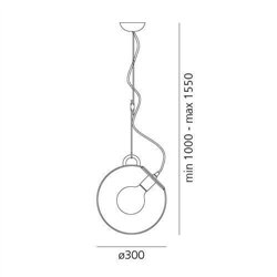 Artemide Miconos suspended lamp