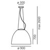Artemide Nur 1618 Led suspended lamp