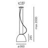 Artemide Nur Mini suspended lamp