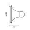 Artemide Teti Wall lamp / ceiling lamp