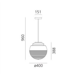 Artemide Vitruvio suspended lamp