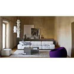 Artemide fabric 85 + metal hoops inox