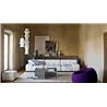 Artemide fabric 85 + metal hoops inox