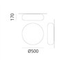 Artemide Itka 50 Wall lamp / ceiling lamp