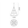 Artemide El Poris S Nro suspension lamp