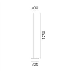 Artemide Ilio White Integralis floor lamp
