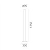 Artemide Ilio White Integralis floor lamp