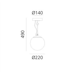 Artemide Nh 22 Ceiling ceiling lamp