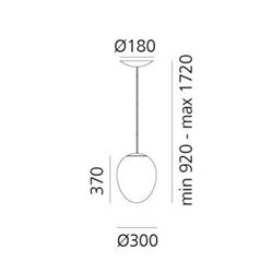 Artemide Stellar Nebula Medium suspension lamp