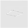 Artemide Alphabet Of Light Square 120 Semi-Recessed Ceiling lamp / Wall lamp