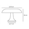 Artemide Nesso Table lamp