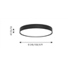 Louis Poulsen Lp Slim Round Surface Mounted Led ⌀250 Lámpara De Techo / Lámpara De Pared