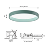 Louis Poulsen Lp Circle Semi Recessed ⌀450 Lámpara De Techo