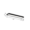 Louis Poulsen Lp Slim Box Semi-Recessed Lámpara De Techo
