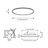 Louis Poulsen Lp Slim Round Recessed ⌀440 Lámpara De Techo