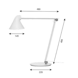 Louis Poulsen Njp Table abrazadera