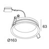 Delta Light DIRO SBL M 82 lugar empotrado