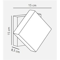 Nordlux Turn 360° [IP54] lámpara de pared - Outdoor
