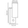 Nordlux Tin Maxi [IP54] lámpara de pared - Outdoor