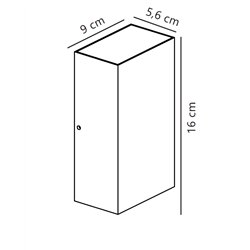 Nordlux Rold Hoek [IP44] lámpara de pared - Outdoor