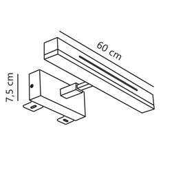 Nordlux Otis 60 [IP44] 2-step lámpara de pared